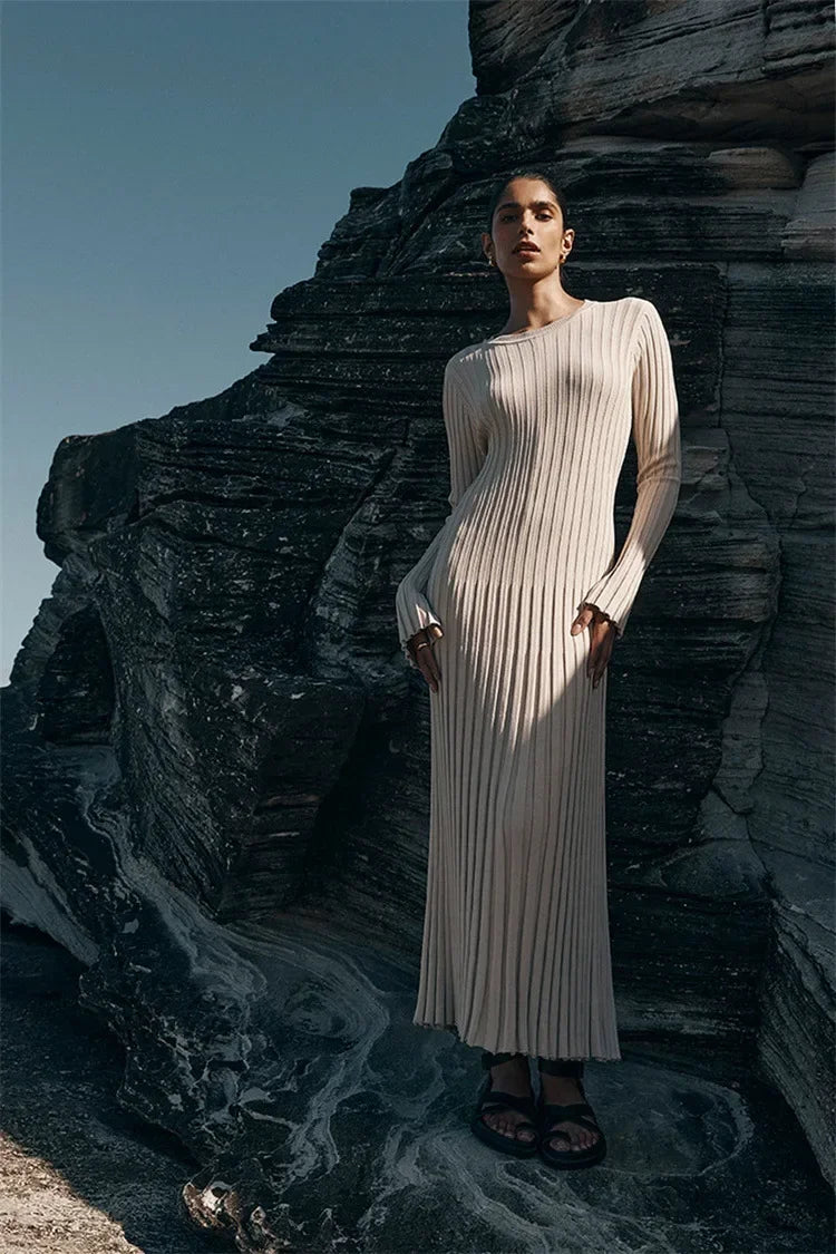 Jen - Elegant mesh maxi dress