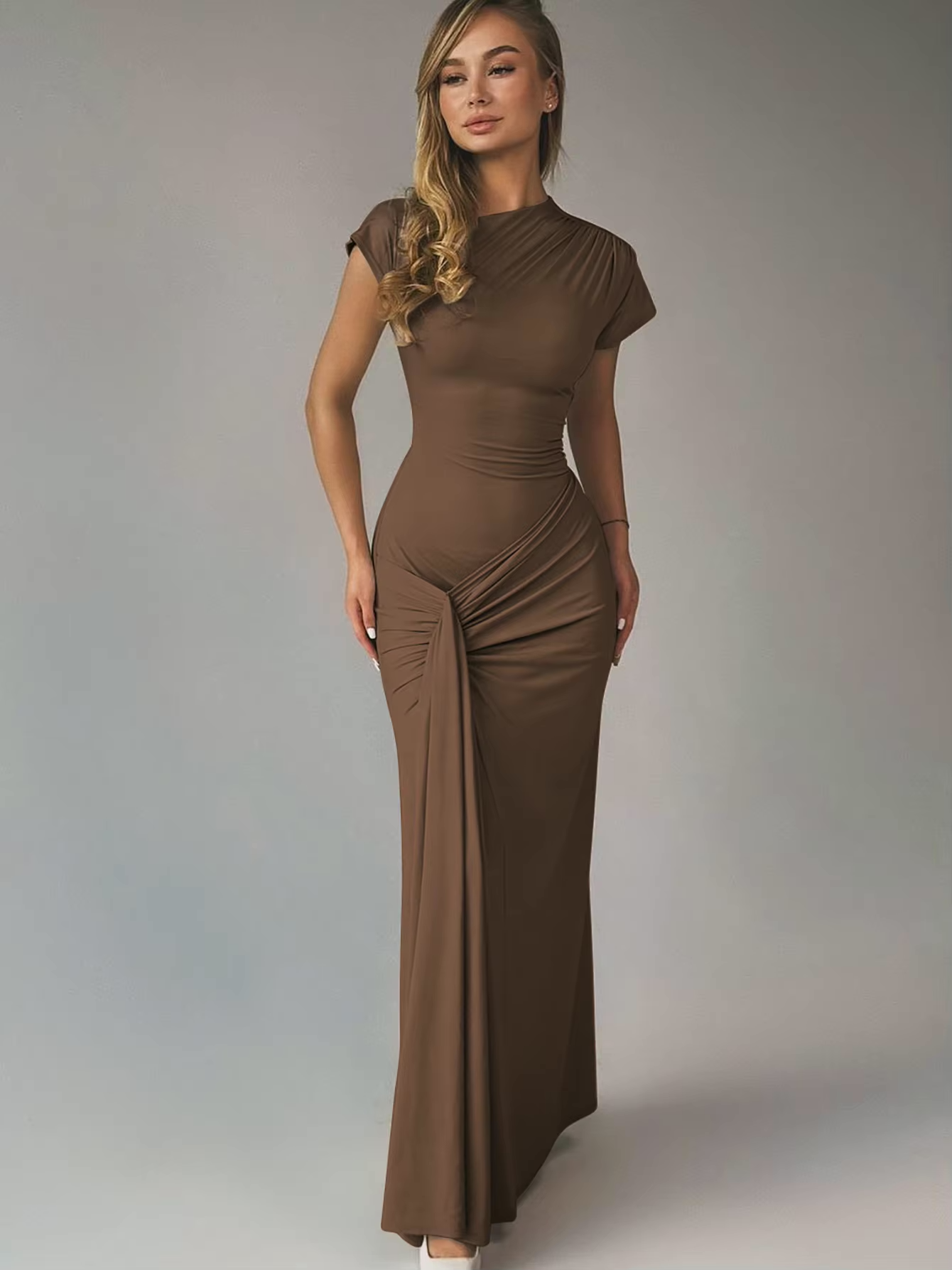Mirabelle Gown | Cinched Waist Maxi Dress