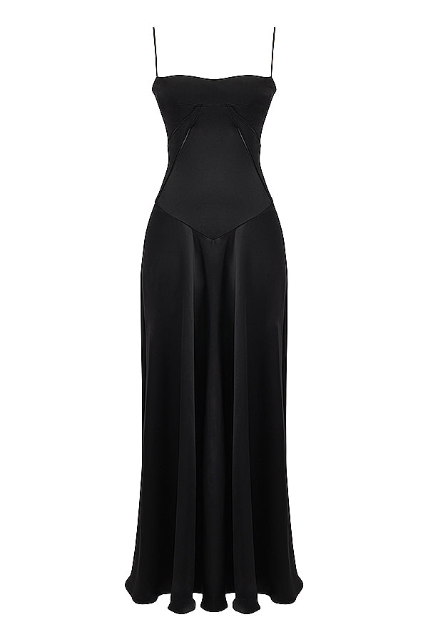 ANABEL LONG BLACK DRESS