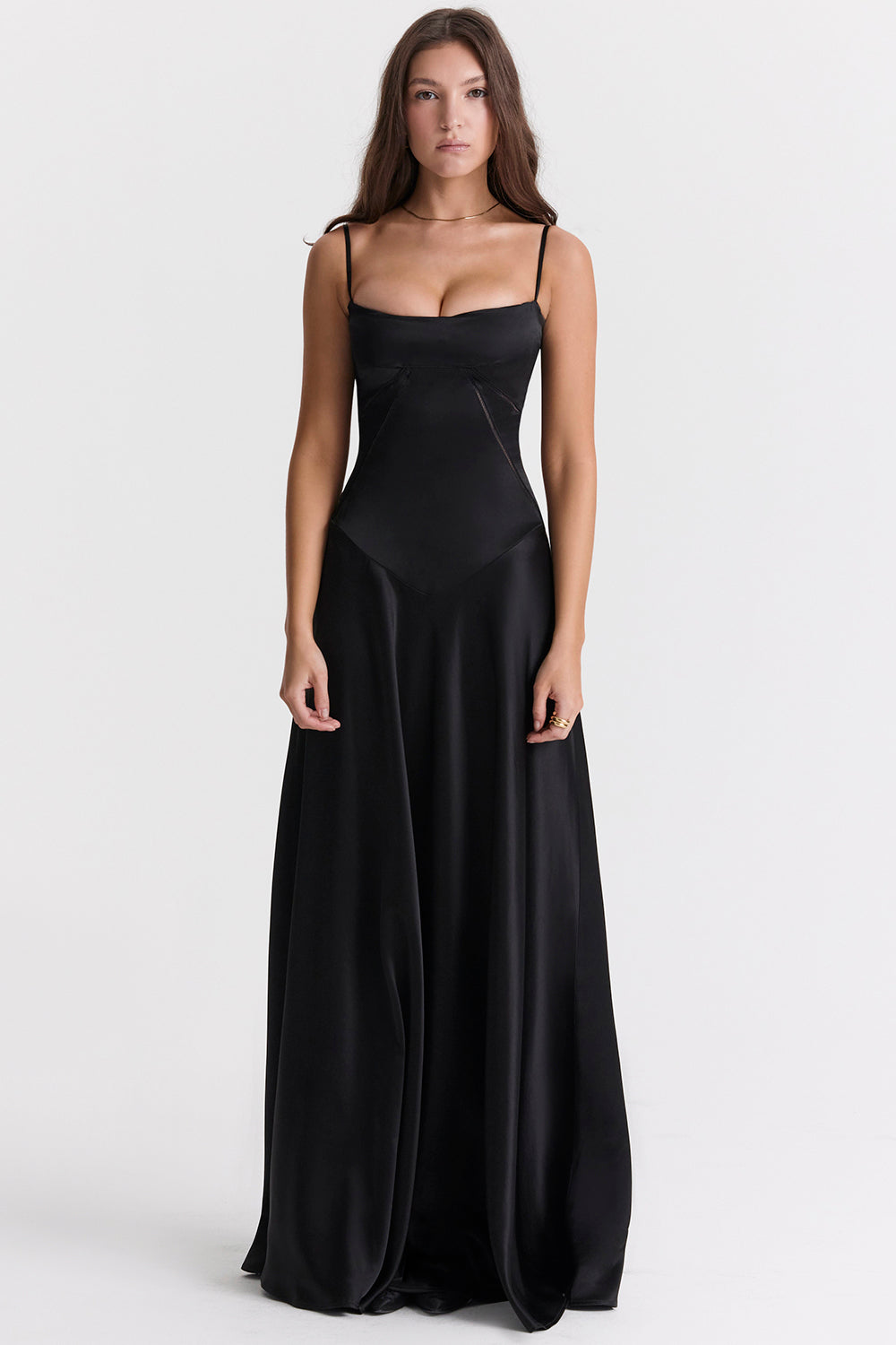 ANABEL LONG BLACK DRESS