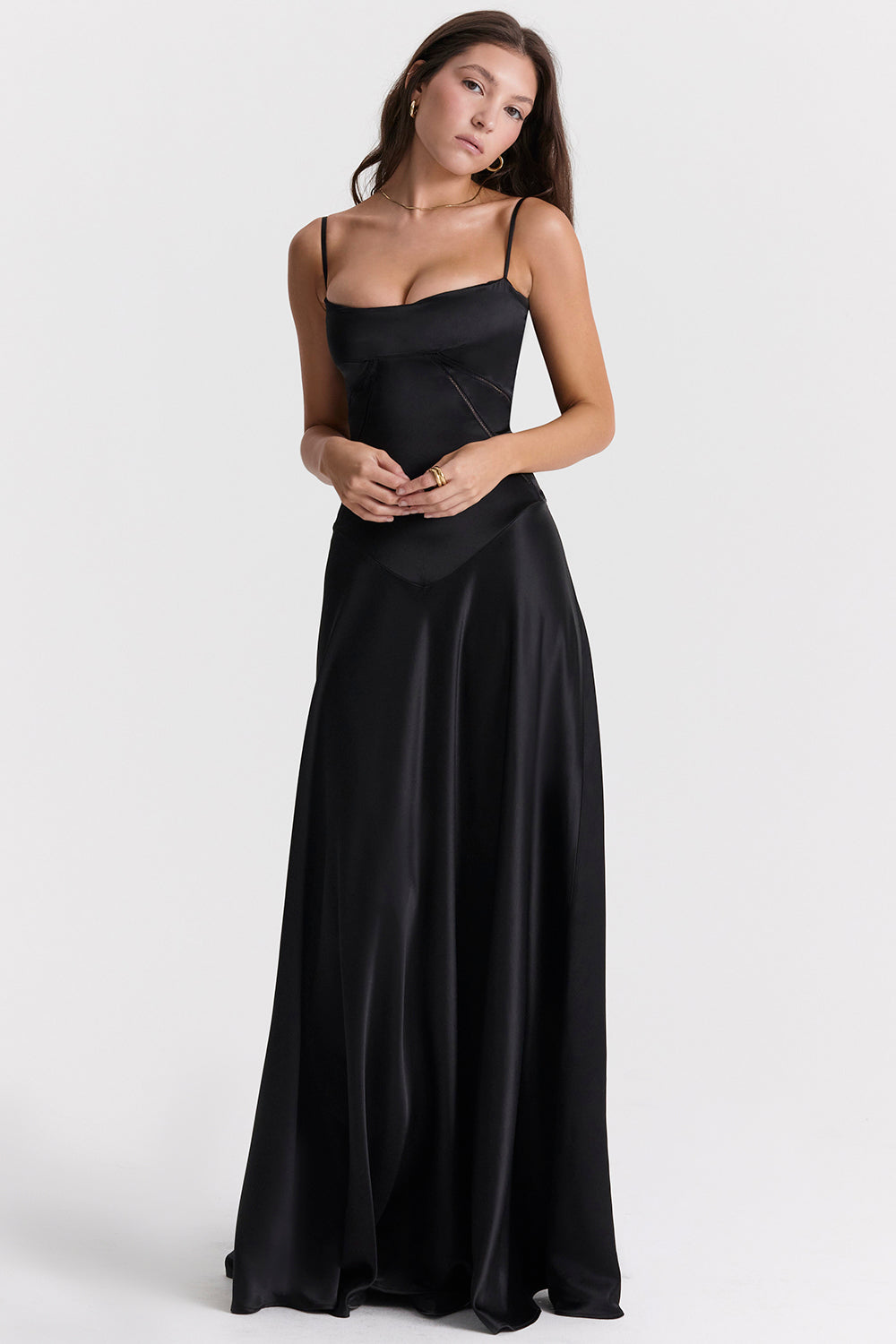 ANABEL LONG BLACK DRESS