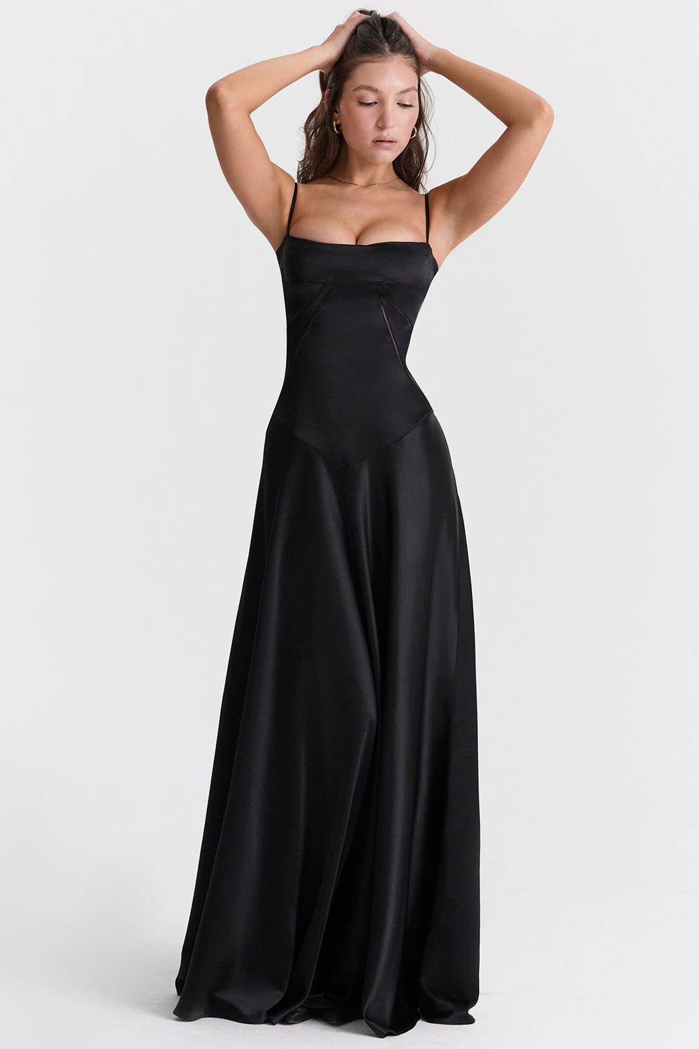 ANABEL LONG BLACK DRESS