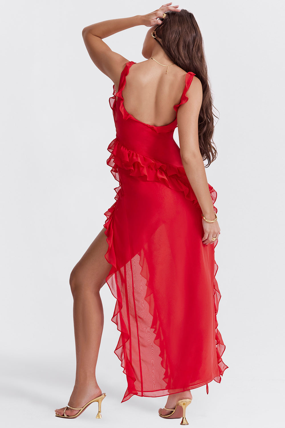 Cruz | Dazzling Ruffle Dress