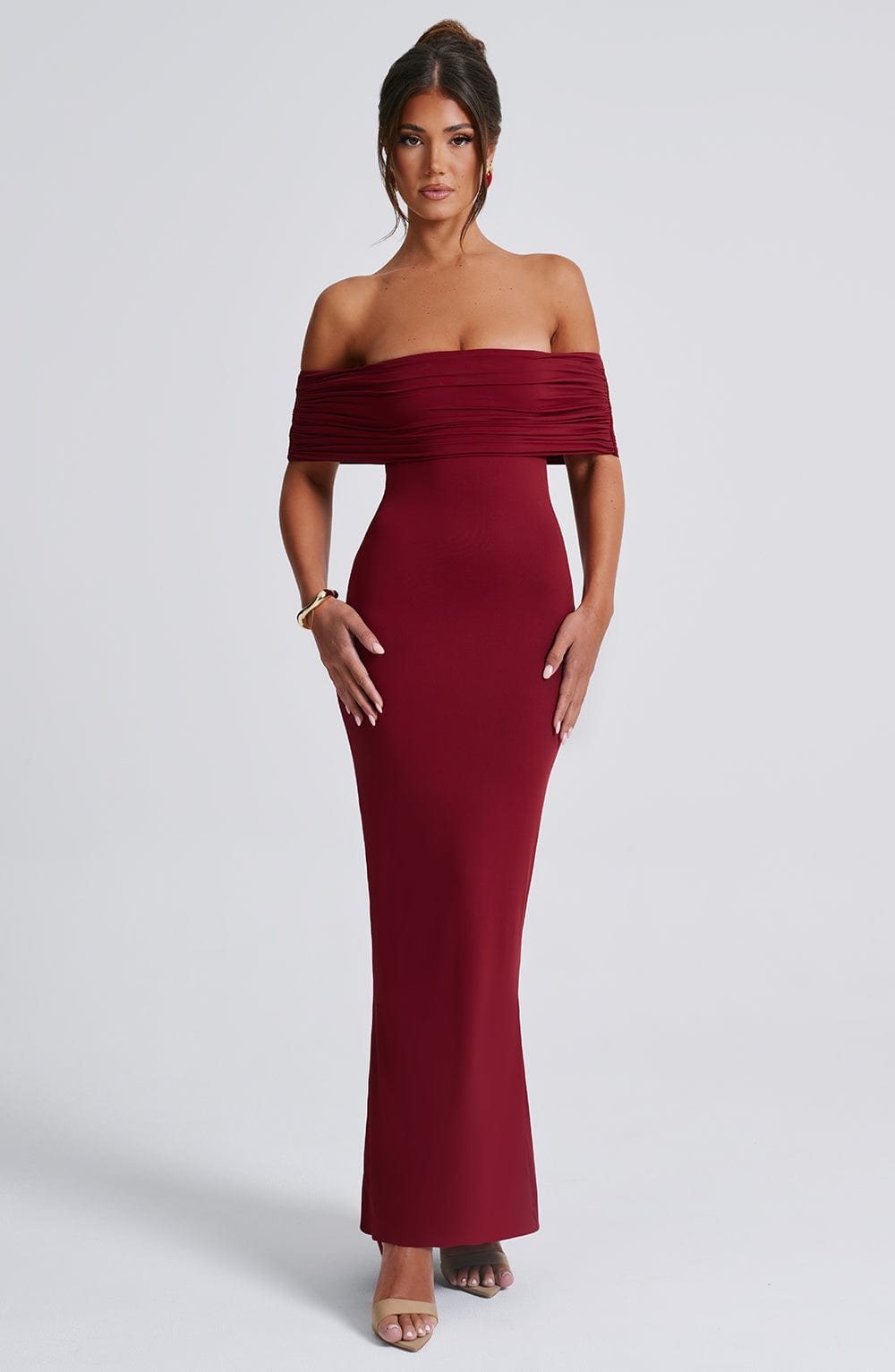 Amélie long dress - Burgundy