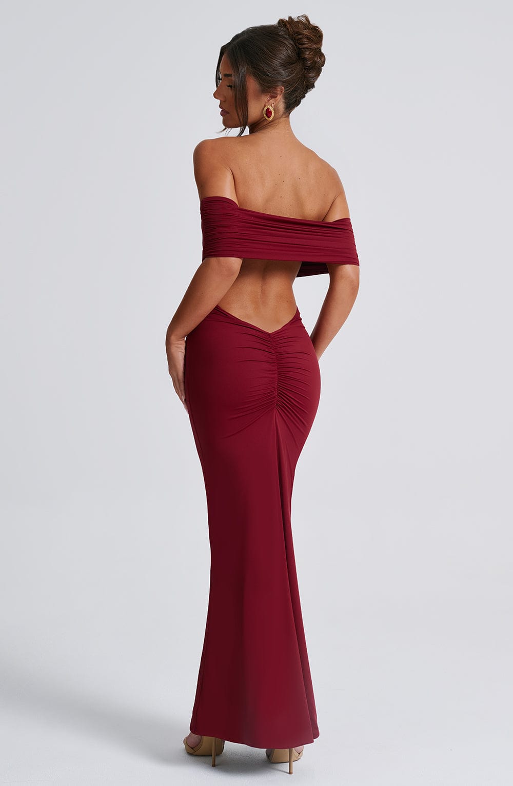 Amélie long dress - Burgundy