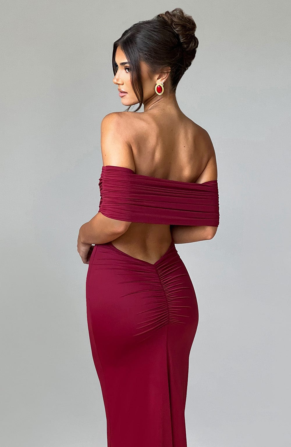 Amélie long dress - Burgundy