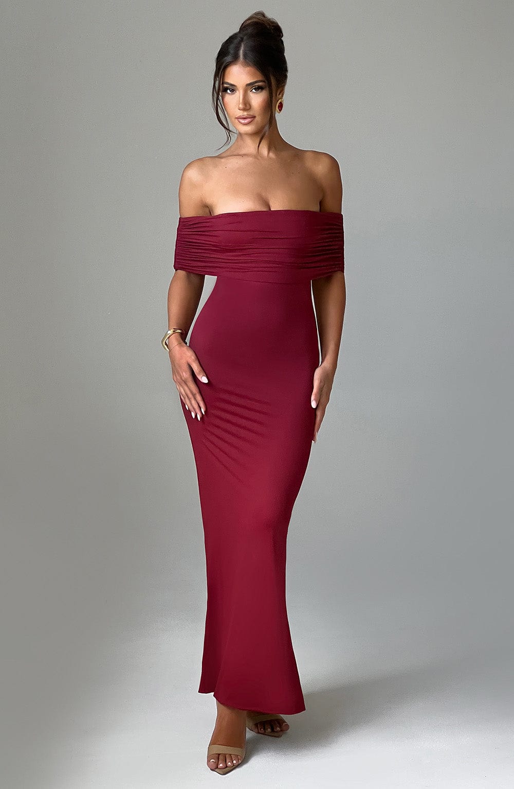 Amélie long dress - Burgundy