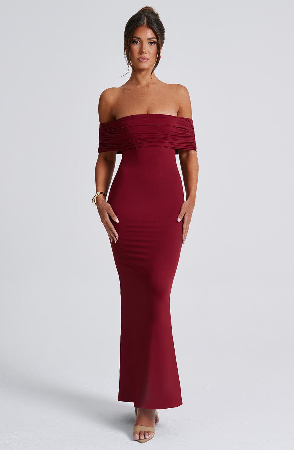 Amélie long dress - Burgundy