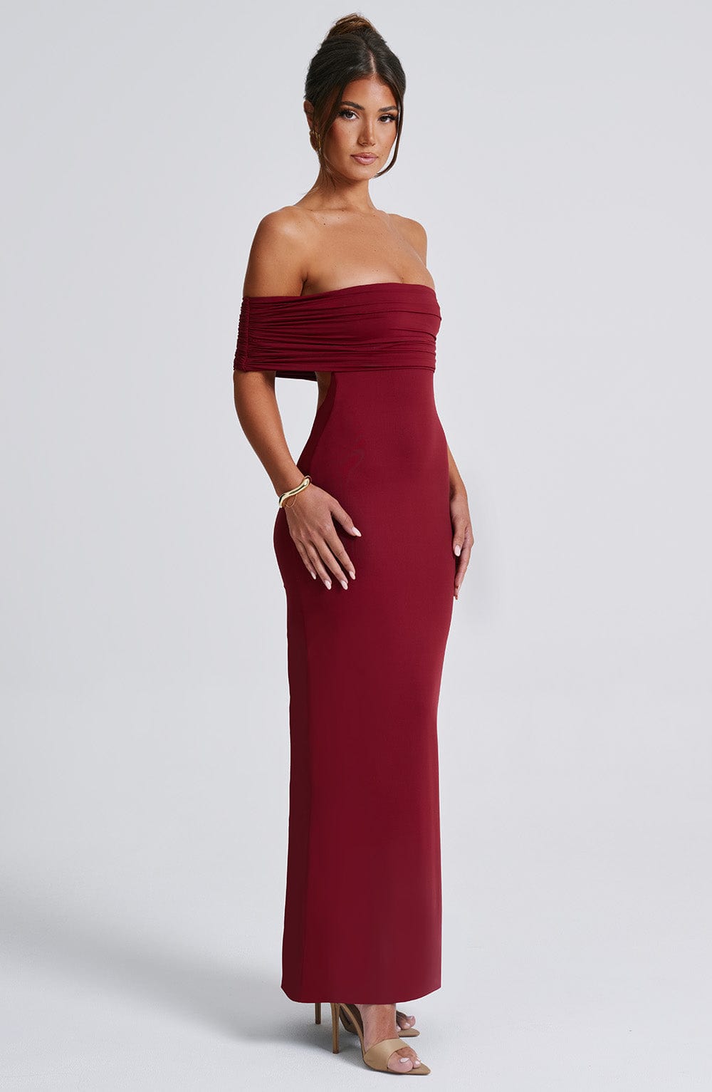 Amélie long dress - Burgundy