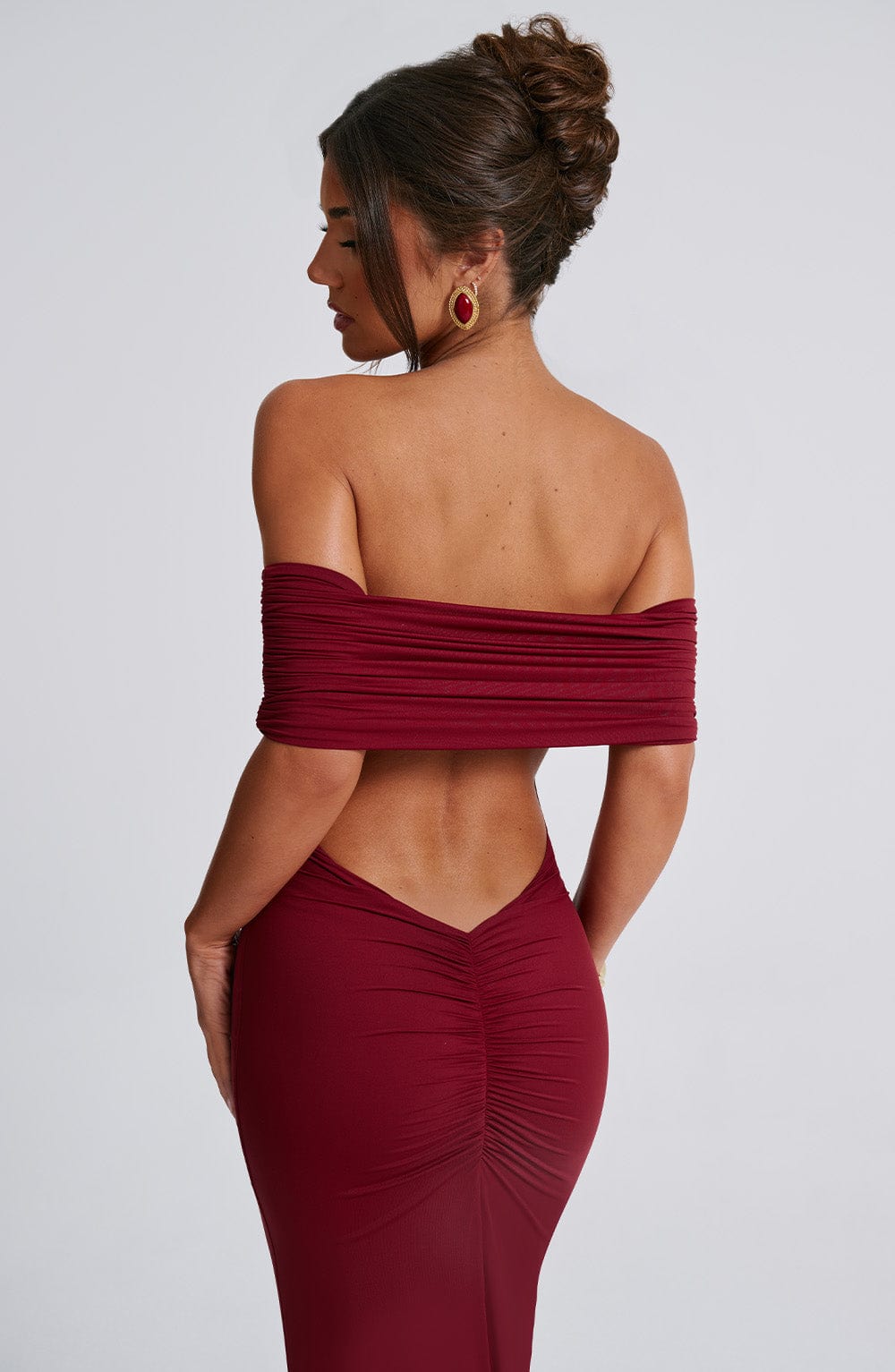 Amélie long dress - Burgundy