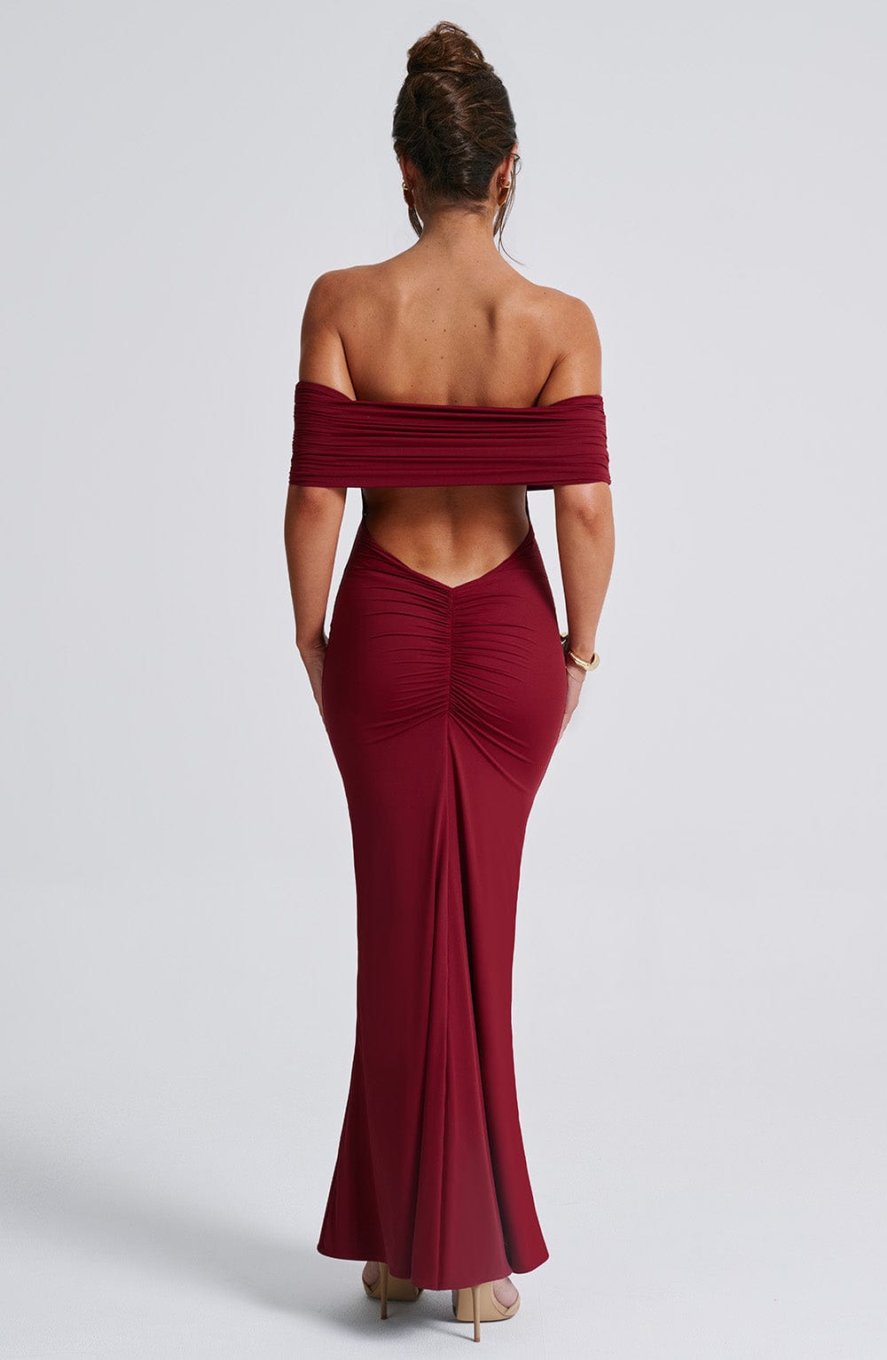 Amélie long dress - Burgundy