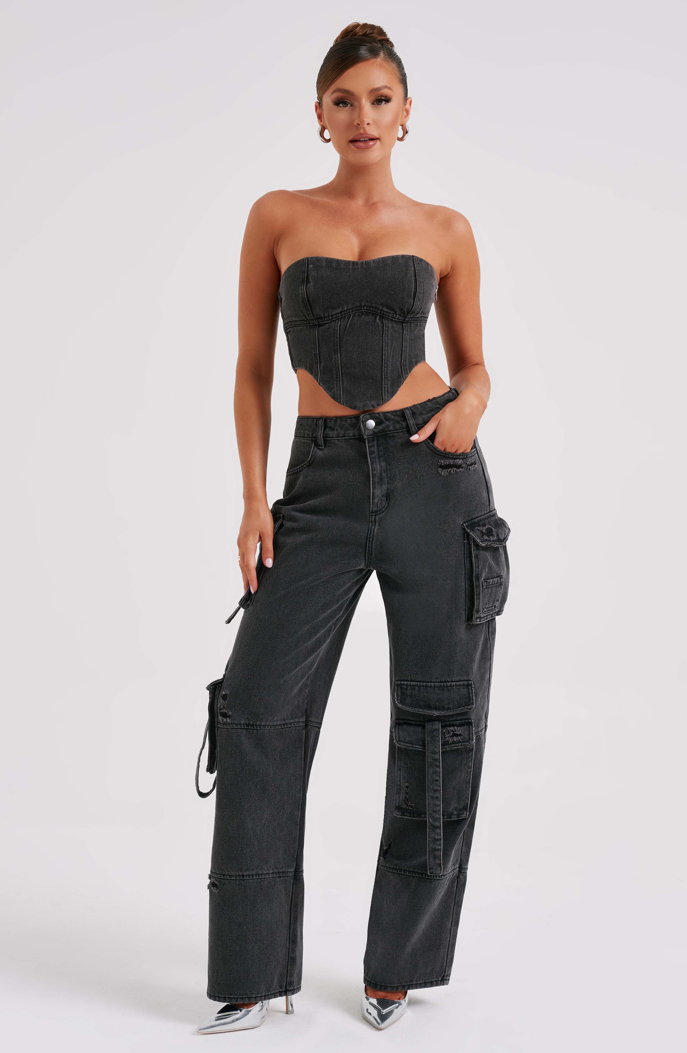 Brooklyn, two-piece with matching top and cargo pants | Edition Etoile