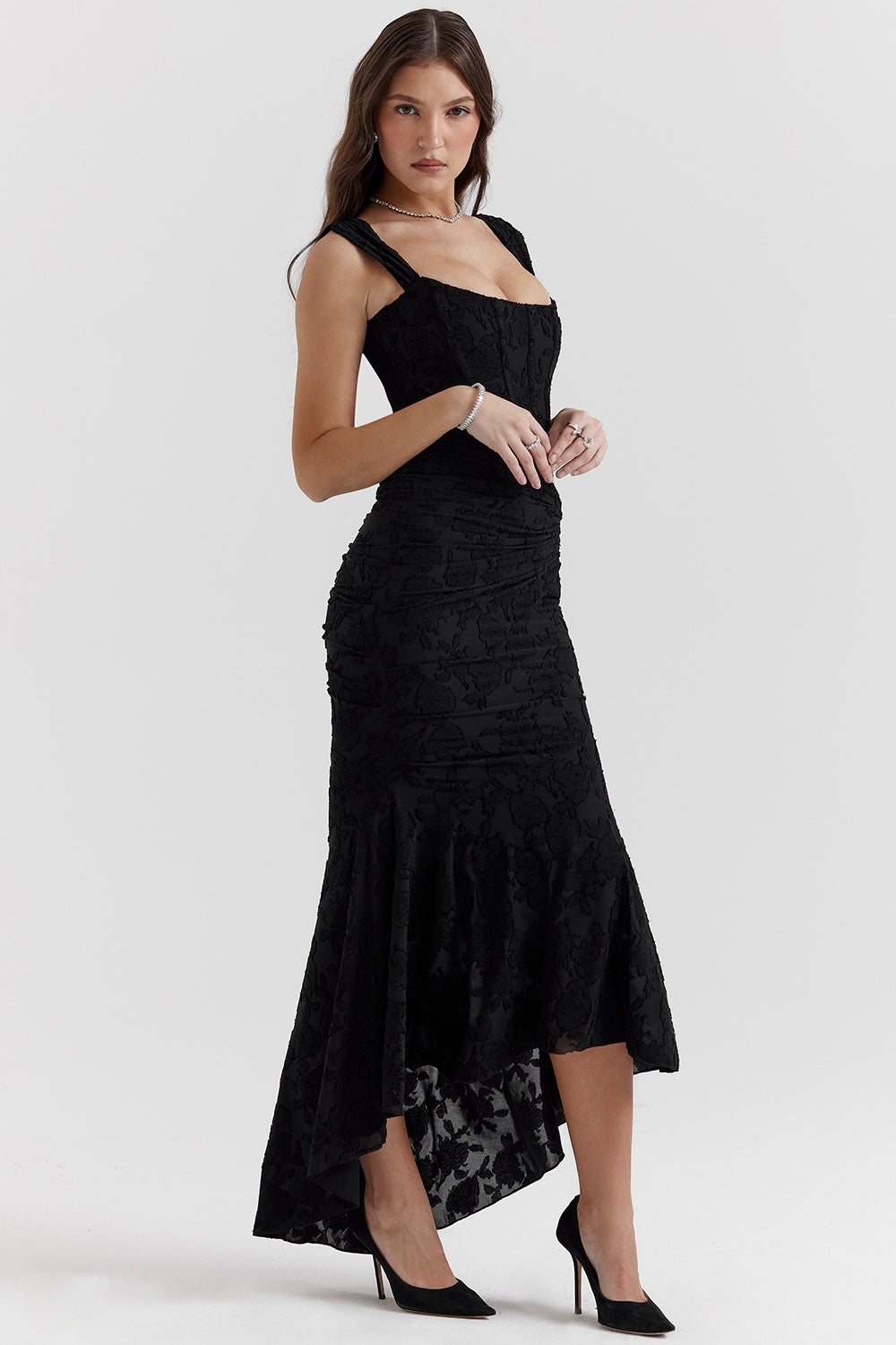 Jolie Lily - Long dress with corset