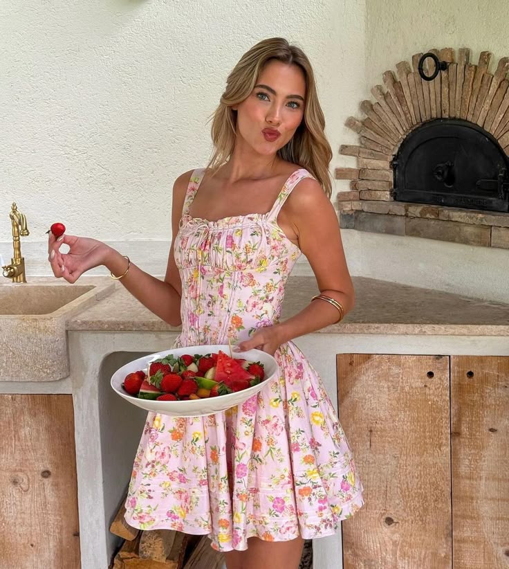 Lilly| Floral corset mini dress