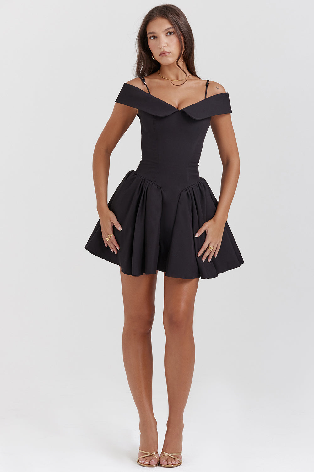 Jolie - Shoulder Pad Dress