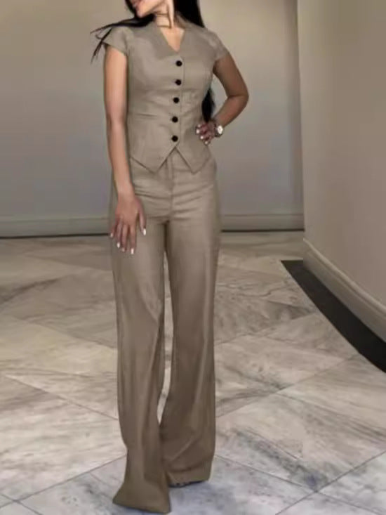 Two-piece star with matching top and pants | Elegance
