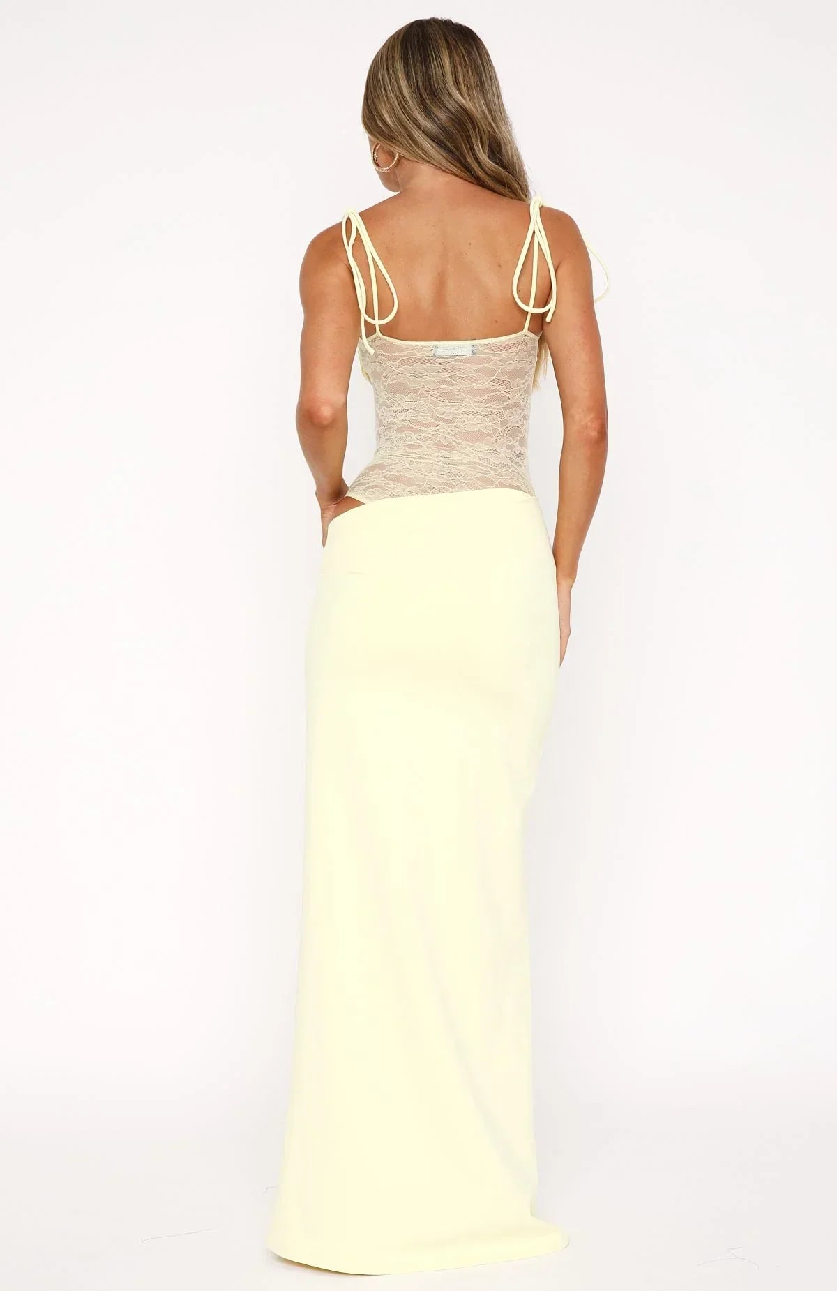 Dia long lace dress