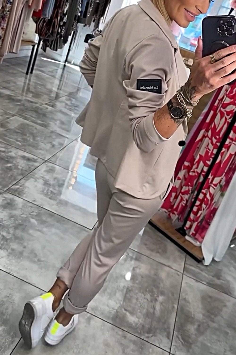2-Piece Women's Blazer and Suit Pants Set