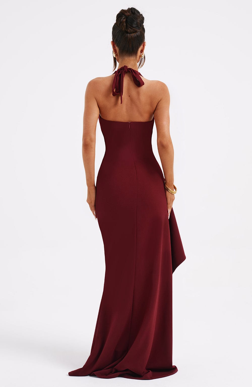 Long dress - Françoise - Burgundy