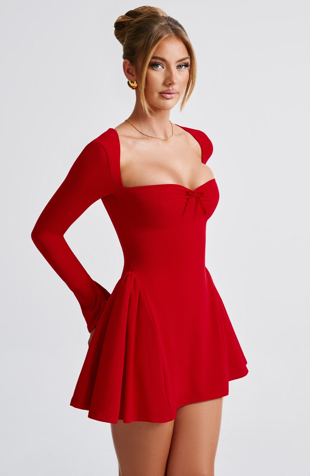 Mini robe Lexa - Rouge