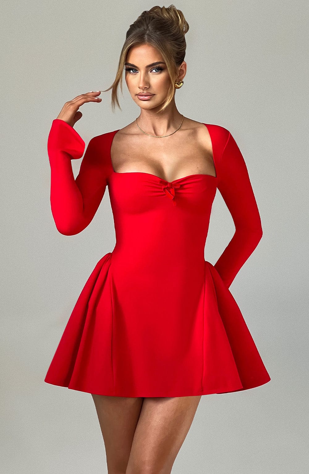 Mini robe Lexa - Rouge