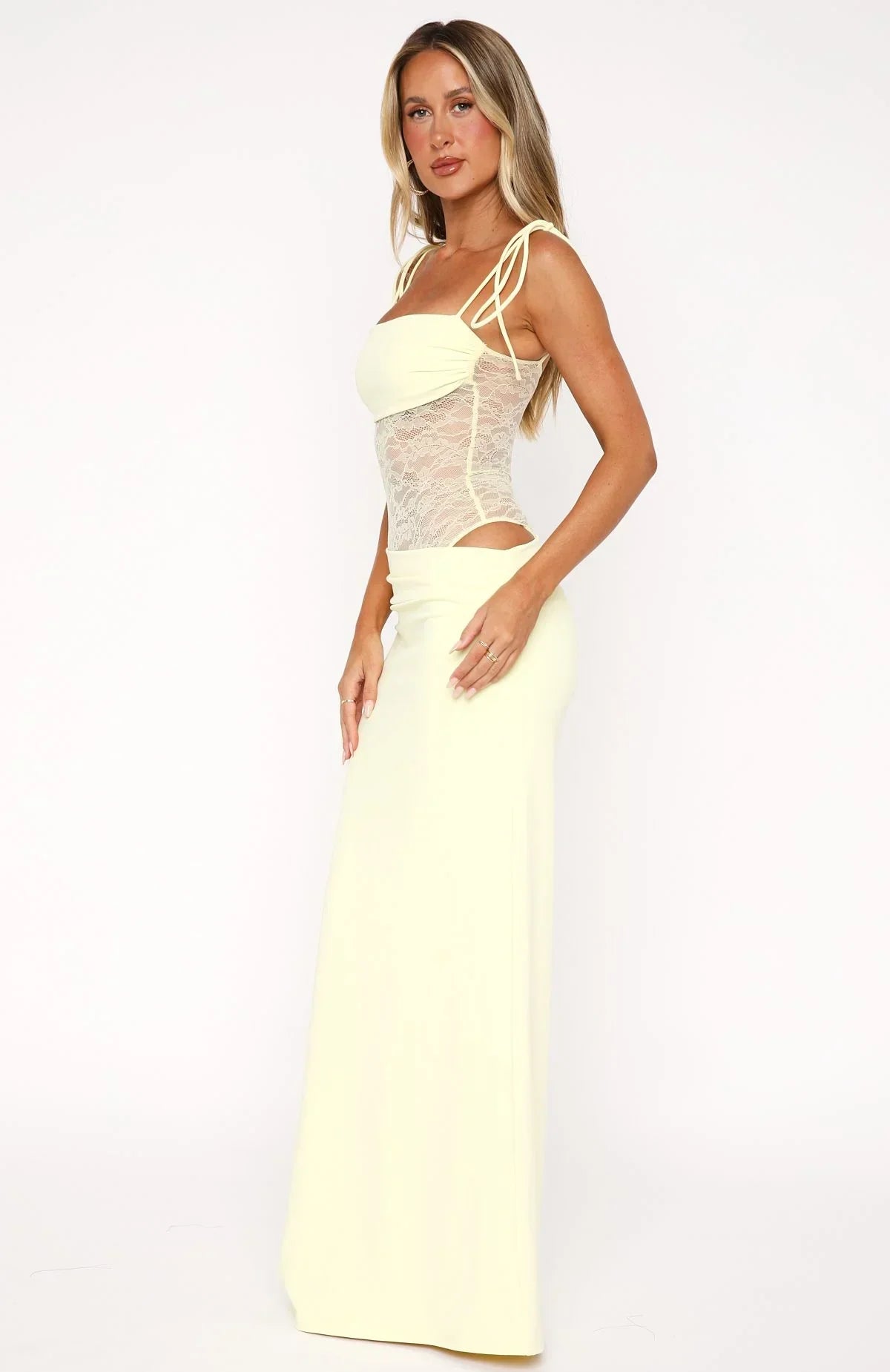 Dia long lace dress