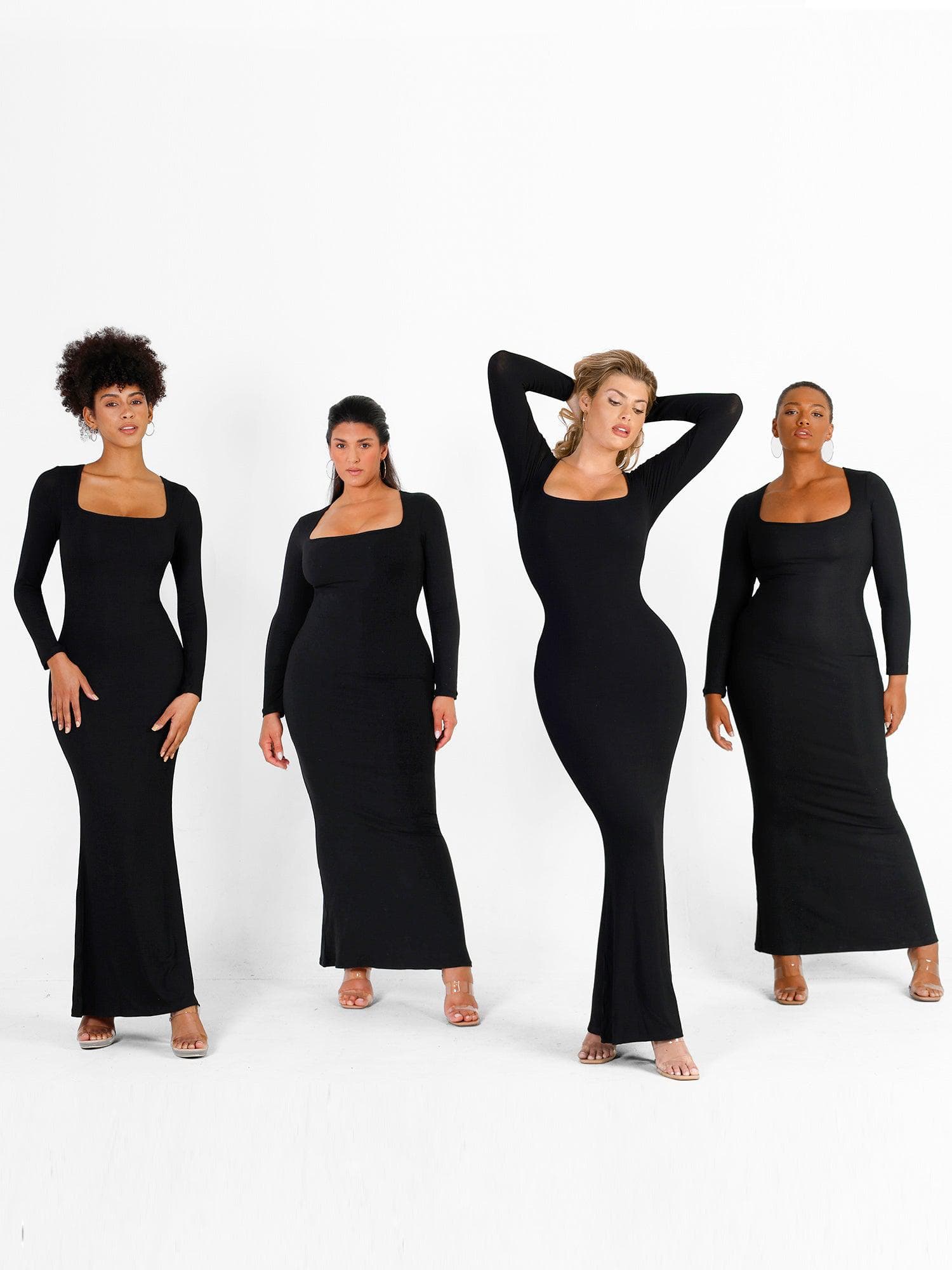 Pretty Maxi Dress Shapewear Inside