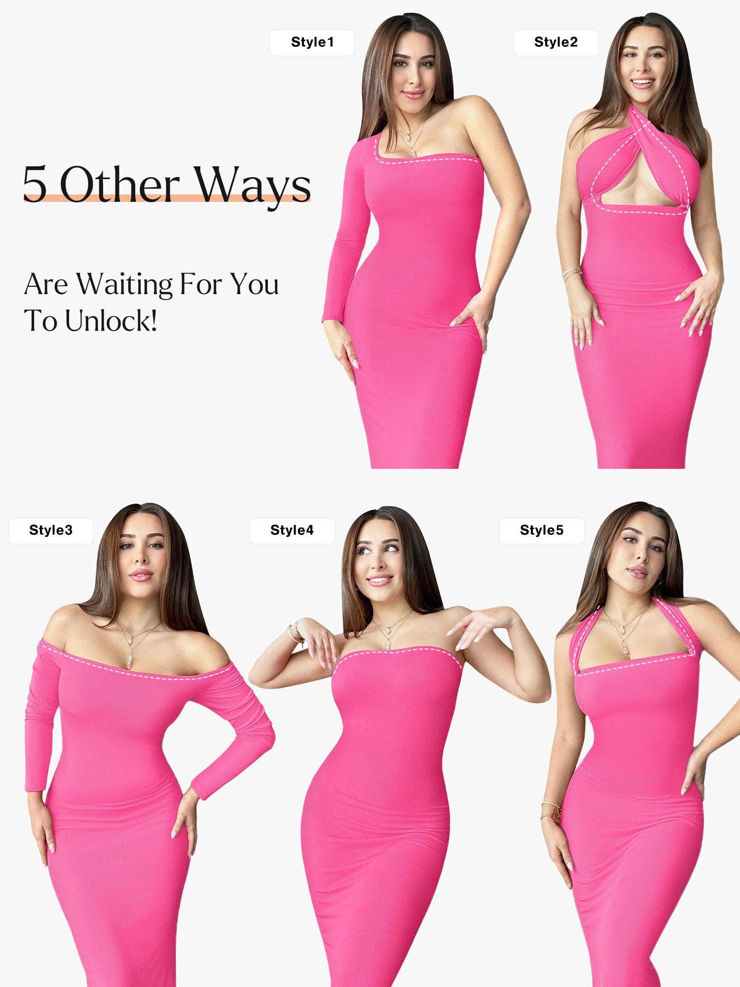 Pretty Maxi Dress Shapewear Inside