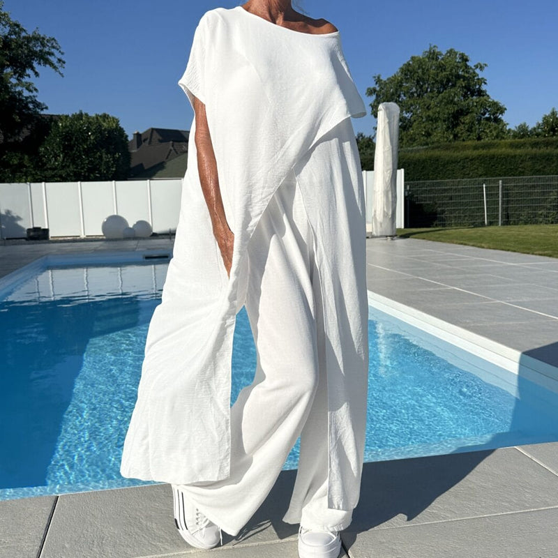 Viola - Off-Shoulder Top and Pants Set