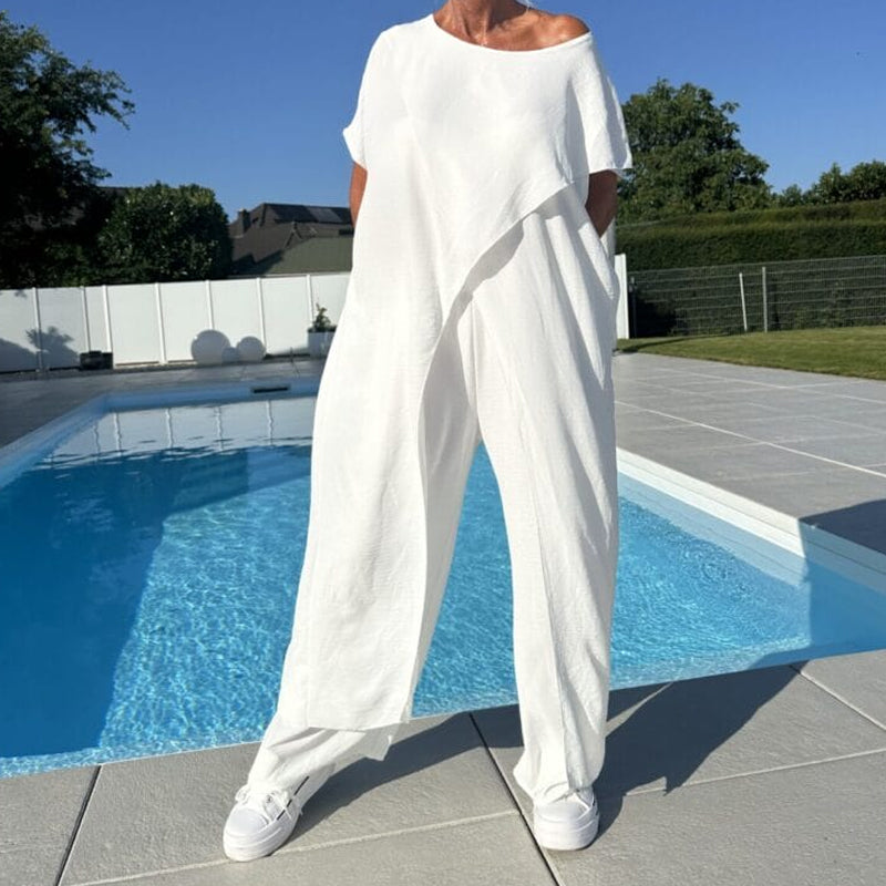Viola - Off-Shoulder Top and Pants Set