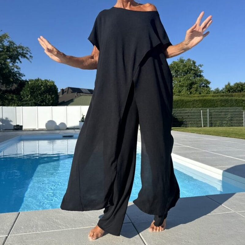 Viola - Off-Shoulder Top and Pants Set