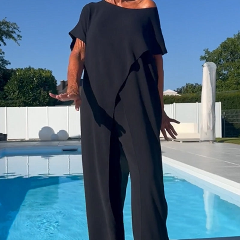 Viola - Off-Shoulder Top and Pants Set