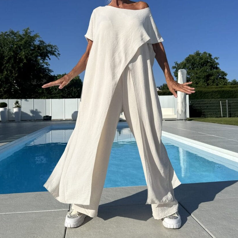 Viola - Off-Shoulder Top and Pants Set