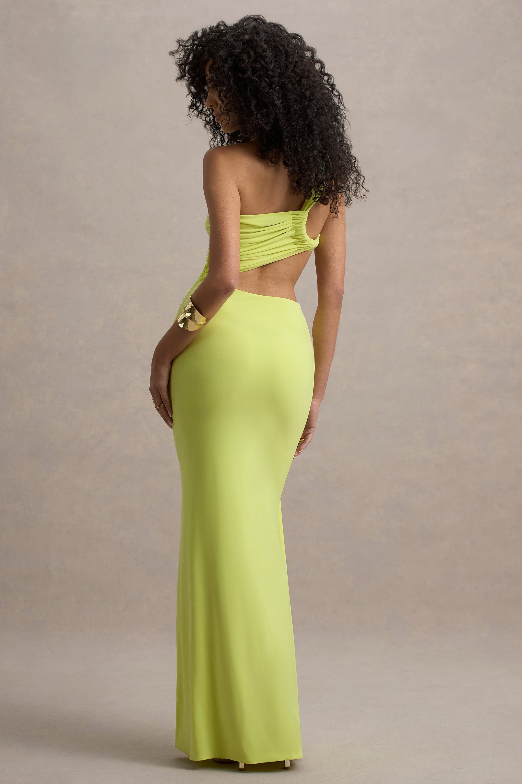 Estelle | Asymmetrical maxi dress with wrap-around skirt
