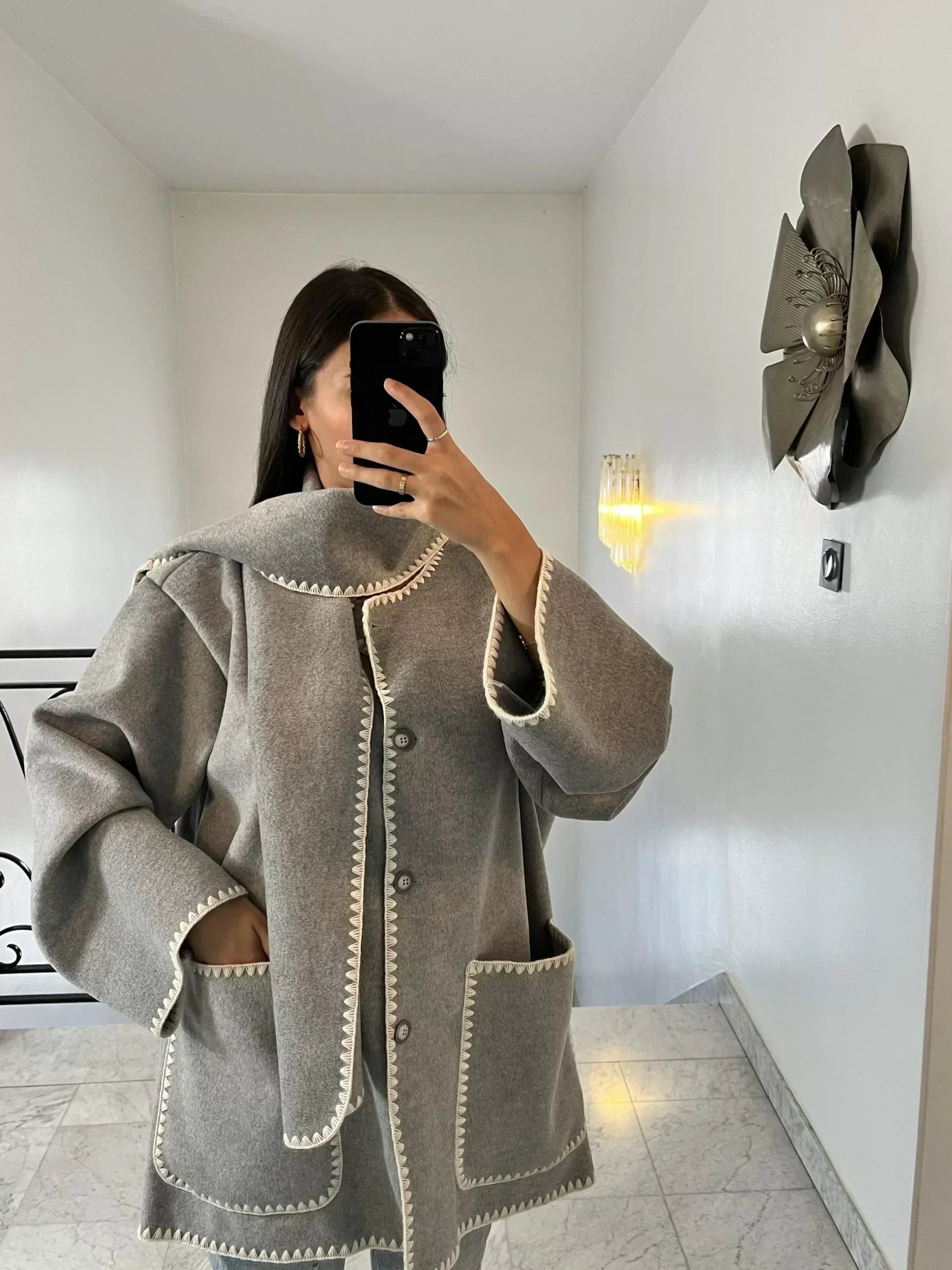 Jolie Scarf Coat